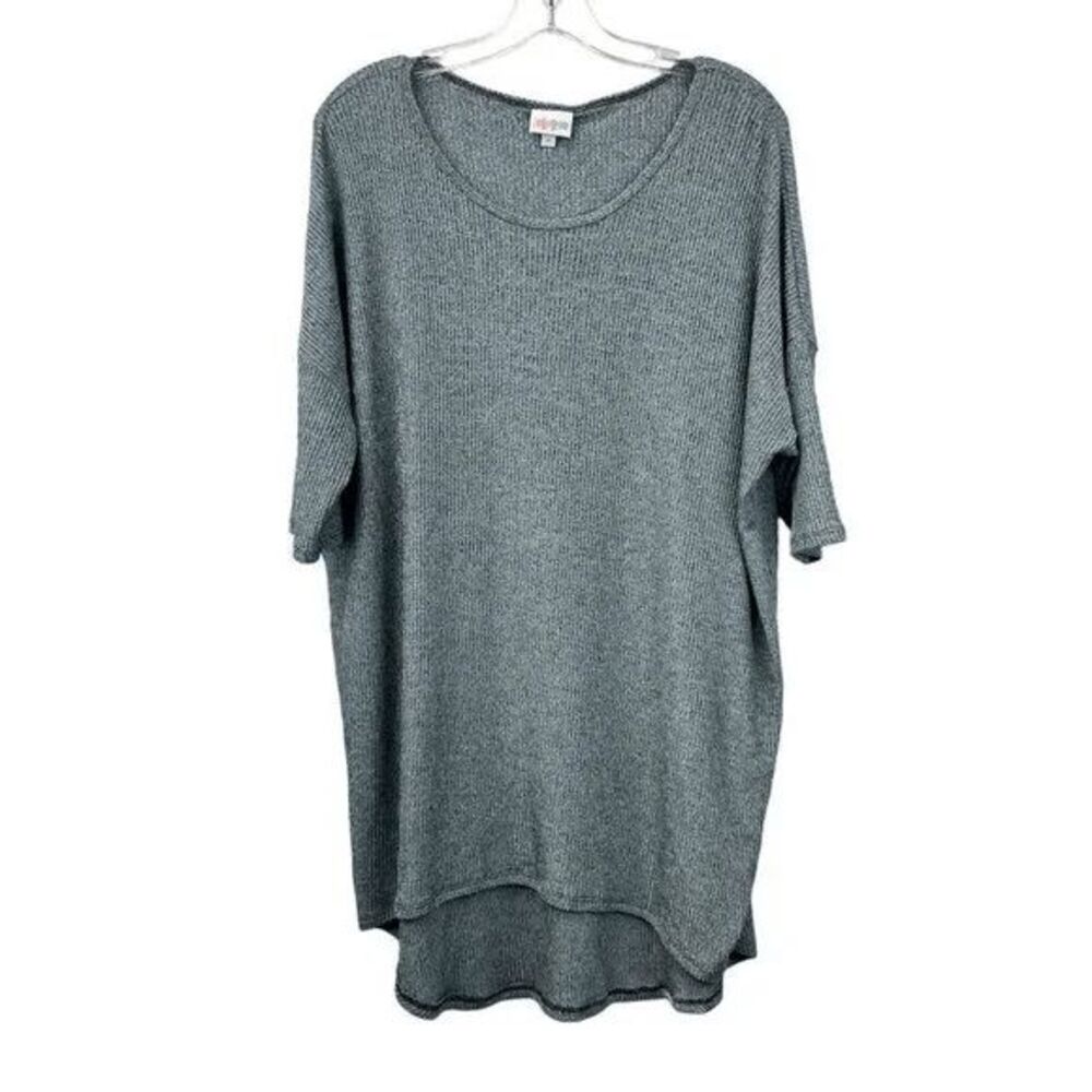 LulaRoe Women’s 3/4 Sleeve Scoop Neck Ribbed Dress